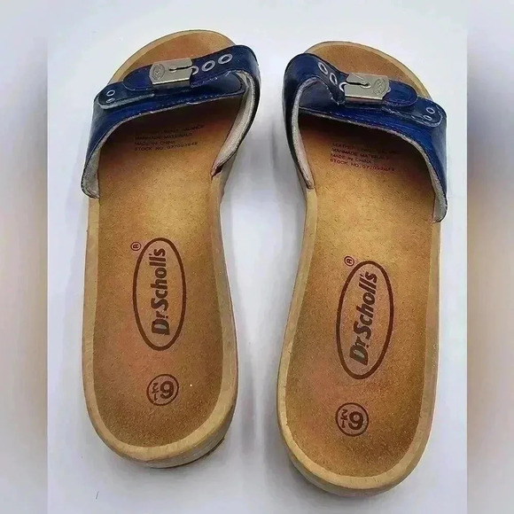 Dr. Scholls Exercise Sandals Navy Blue Womens Size 6.5 - Picture 8 of 8